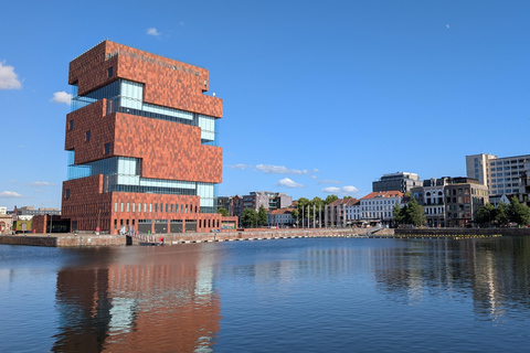 Antwerp: Private Guided City & Port Vespa tour
