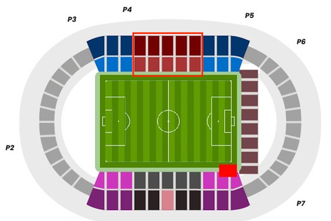 Palma: Mallorca RCD Match Tickets at Son Moix Stadium Mallorca RCD vs Real Madrid: Long Side (East) Ticket