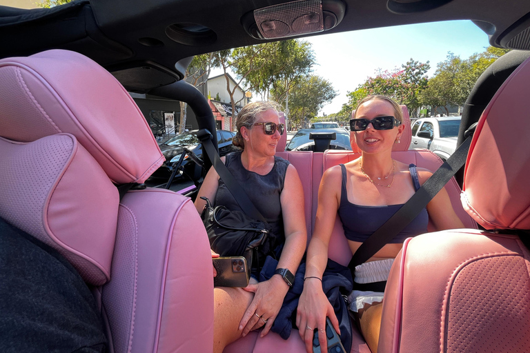 Los Angeles: Hollywood Sign Tour in een open roze JeepLos Angeles: Privétour Hollywood Sign per Open Pink Jeep