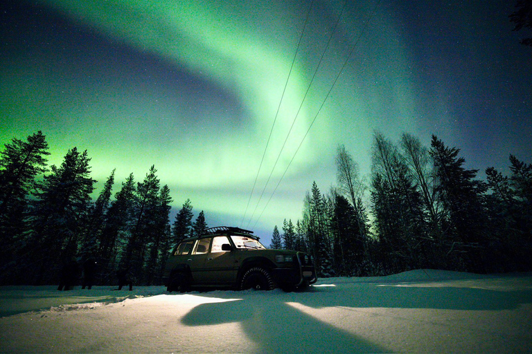 Levi: Private Northern Lights Hunt in a 4x4 SUV