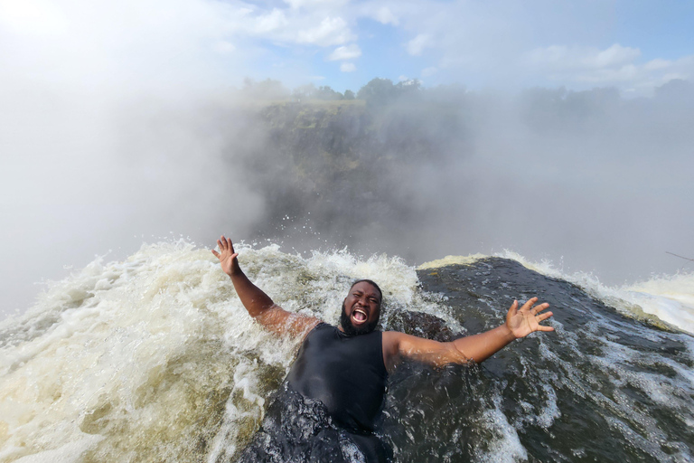 Livingstone: devil's pool/Angels pool Victoria falls