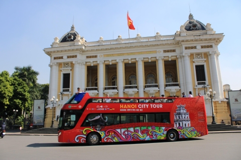 Hanói: tour con autobús turístico Hop on Hop off 24 horas