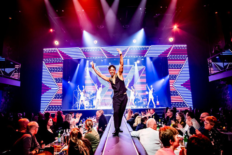 Amsterdam: VEGAS Dinner Show with 4-Course Sharing Menu Premium Booth