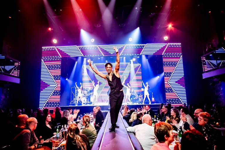 Amsterdam: VEGAS Dinner Show with 4-Course Sharing Menu Ground-Floor Tables