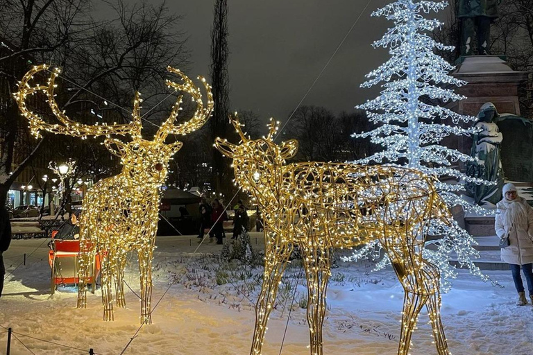 Helsinki: Christmas Walking Tour with Market Visit