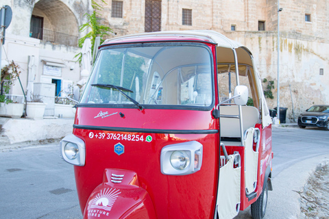 خمر القرد كاليسينو: جولات بولينيانو آ ماريVintage Ape Callessino: جولات Polignano a Mare لمدة 60 دقيقة