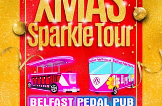 Glitzernde Weihnachts-Party-Bike-Tour, BYOB und kostenlose Weihnachtsmannmütze!