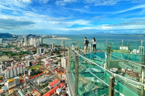 George Town: Top Penang Eintrittskarte mit AttraktionsoptionenSkywalk, Observatory Deck und Fenster des Top Entry