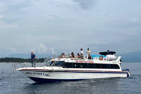 Fast Boat Transfer: Bangsal & Gili Islands ⇄ Nusa Penida The Tanis Fast Cruise: Bangsal & Gili Islands to Nusa Penida