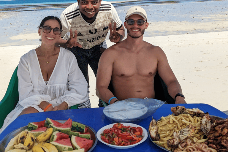 Zanzibar: tour privato del banco di sabbia di Nakupenda con pranzo a base di pesceTour privato del banco di sabbia di Nakupenda – Ti veniamo a prendere in qualsiasi hotel