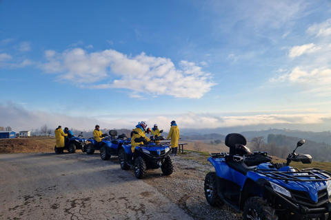 Randonnée en quad/quad dans les Carpates - villages et forêts