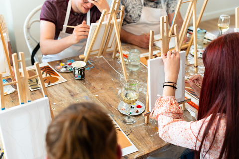 Savannah: Mystery Paint & Sip Night at a Trendy Brewery