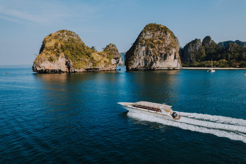 Krabi : Ao Nang vers/depuis Phi Phi par transfert en bateau rapideDe Ao Nang à PhiPhi