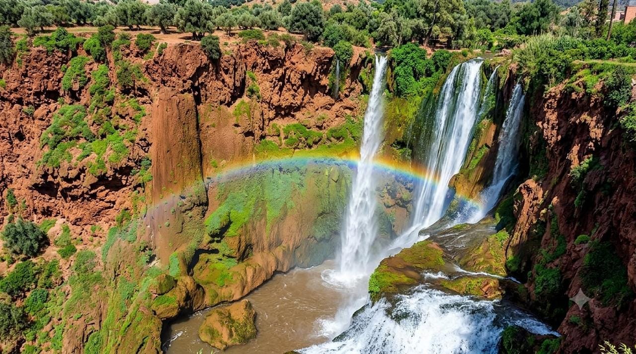 Marrakesch: Ausflug zu den Ouzoud-Wasserfällen mit Wanderung und Bootsoption
