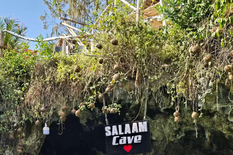 Zanzibar: Salaam Cave Turtle Swim & Dine The rock restaurant Excursions with transfer