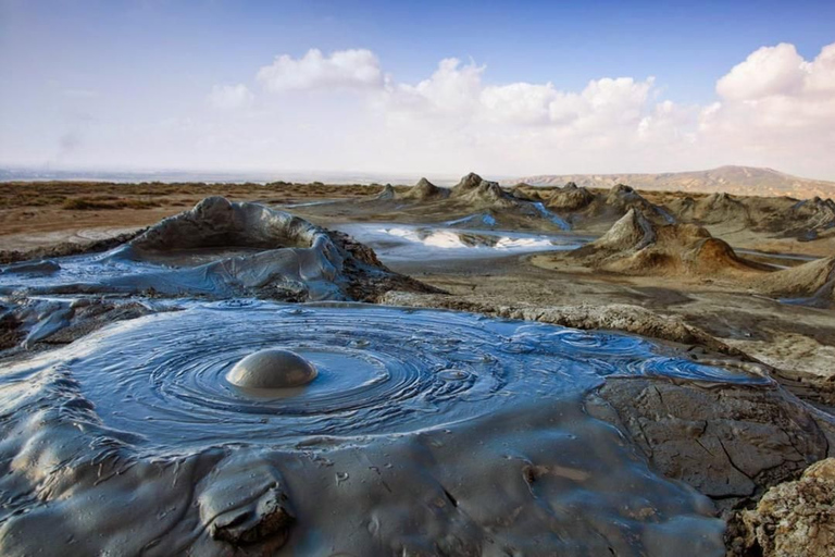 Baku: Gobustan, Mud Volcanoes, Burning Mount, &amp; Fire TempleGroup Tour of Gobustan and Absheron (w/pickup &amp; drop-off)