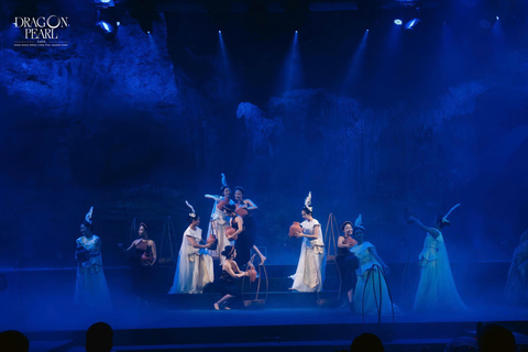 From Hanoi: Ha Long Bay Cruise, Cave Tour, and Dinner Show