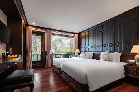 Hanoi: 3-Day Ha Long Bay 5-Star Cruise & Ninh Binh Day tour