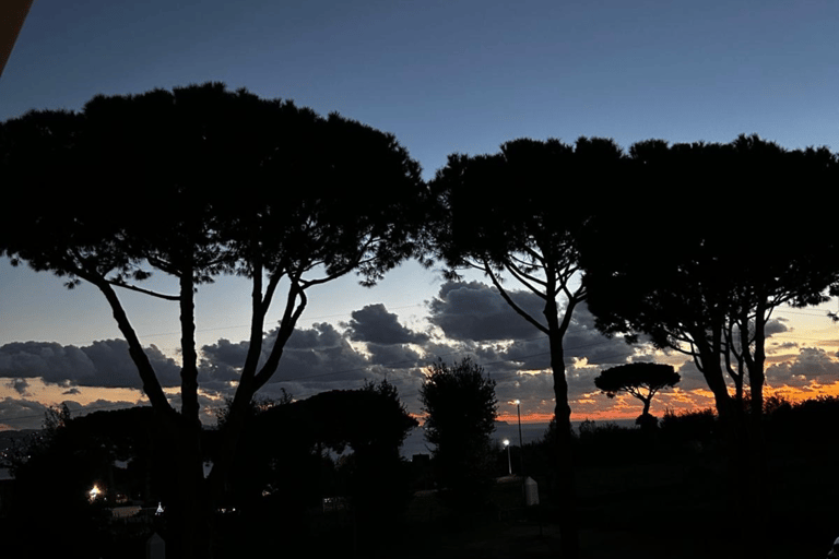 Barbacoa italiana y paseo a caballo por el Vesubio de nochePompeya: Paseo nocturno a caballo por el Vesubio y barbacoa italiana