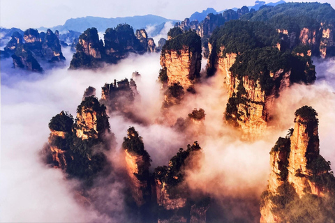 Zhangjiajie Private Day Tour: Rice Terraces,Elevator &Avatar Opt C: Private Transfer and Tour Guide – Downtown