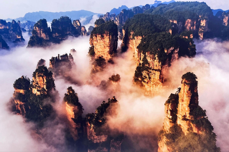 Zhangjiajie Private Day Tour: Rice Terraces,Elevator &Avatar Opt C: Private Transfer and Tour Guide – Downtown