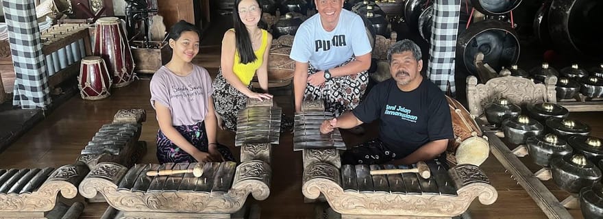 Atelier de musique traditionnelle Gamelan à Yogyakarta