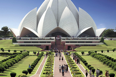 From Delhi: 2-Day Delhi & Agra Tour with Sunrise Taj Mahal All inclusive: 3-Star Hotel, Car, Driver, Ticket and Guide