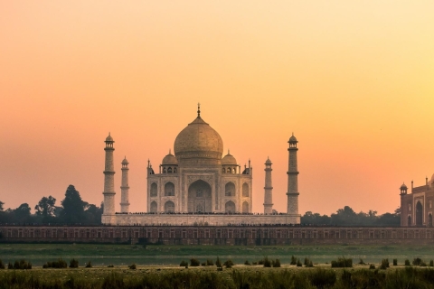 Au départ de Delhi : excursion privée d'une journée au Taj Mahal et au Fort d'Agra.Seulement chauffeur, transport et guide touristique