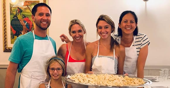 Rome: Trastevere Pasta & Tiramisu Class with Fine Wine