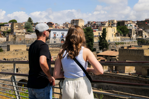 Discover Herculaneum: Guided tour in English of the ancient Roman city Guided tour in English with return train ticket from Naples