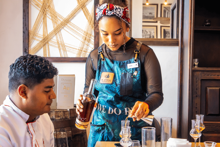 Dégustation de rhum colombien et de chocolat