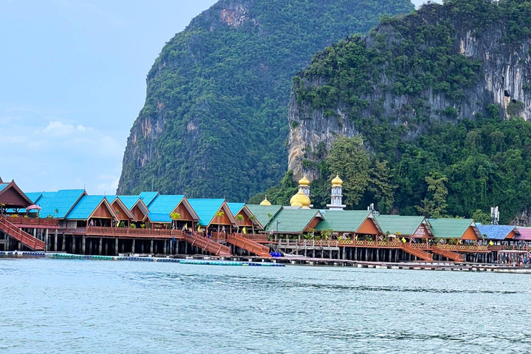 Krabi: Luxury Vintage Wooden Boat Cruise With Island Hopping Private: One day 4 Islands Tour