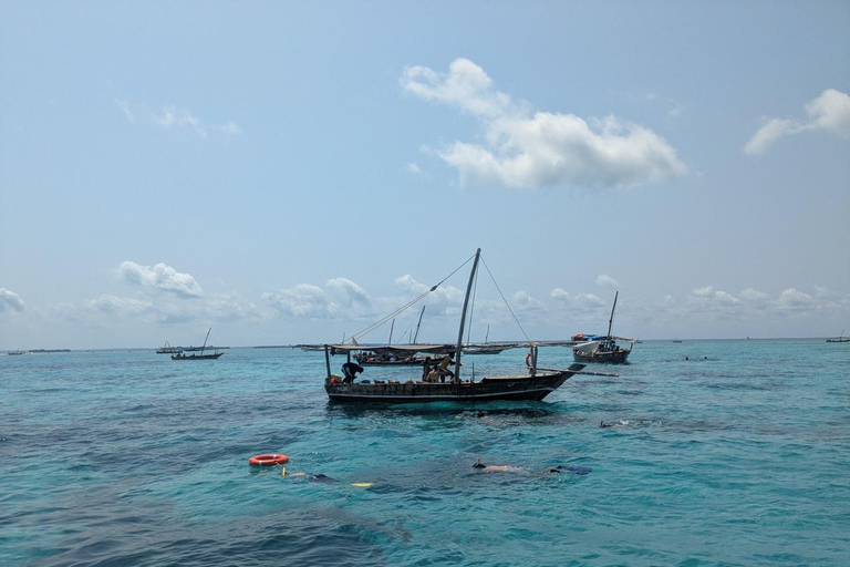 Zanzibar;Blue Safari Snorkeling & Blue Lagoon with BBQ lunch Pickup anywhere (All inclusive)