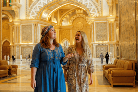 Abu Dhabi Elite Day-trip: Sheikh Zayed Mosque & Royal Palace Small Group Mercedes Sprinter in German