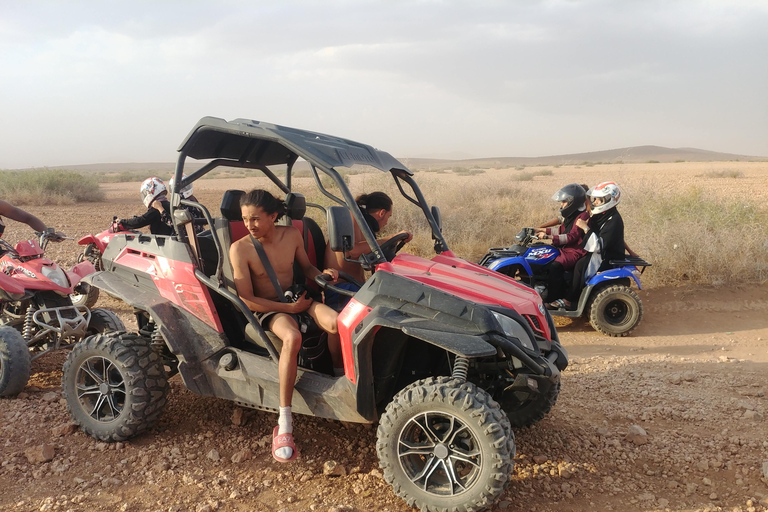 Marrakech : Ride buggy in the desert of the palm grove