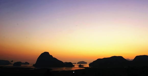 Golden Hour Odyssee von Samet Nangshe zur James Bond Insel