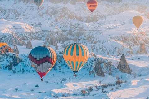 Cappadocia: Private Hot Air Balloon Ride with Photos Comfort Flight-20 Person Basket (Without Special Events)