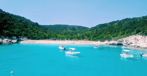 Corfu: Paxos Island Full-Day Cruise with Blue Caves