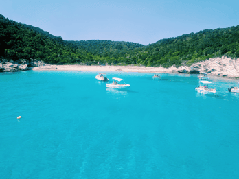 Korfu: Ganztägige Kreuzfahrt auf der Insel Paxos mit blauen Höhlen