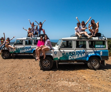 From Cagliari: 4x4 Mountains & Beaches of Chia area