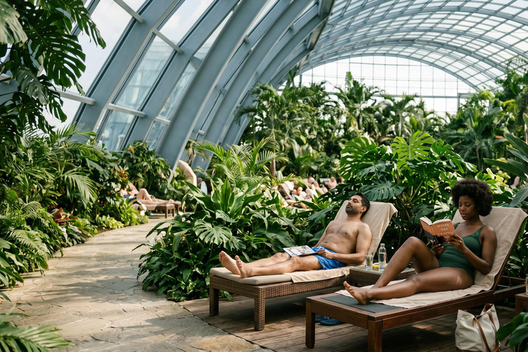 Therme Bucharest Palm, Galaxy or Elysium Access & Transfer 12 HOURS Therme Bucharest Palm, Galaxy Access & Transfer