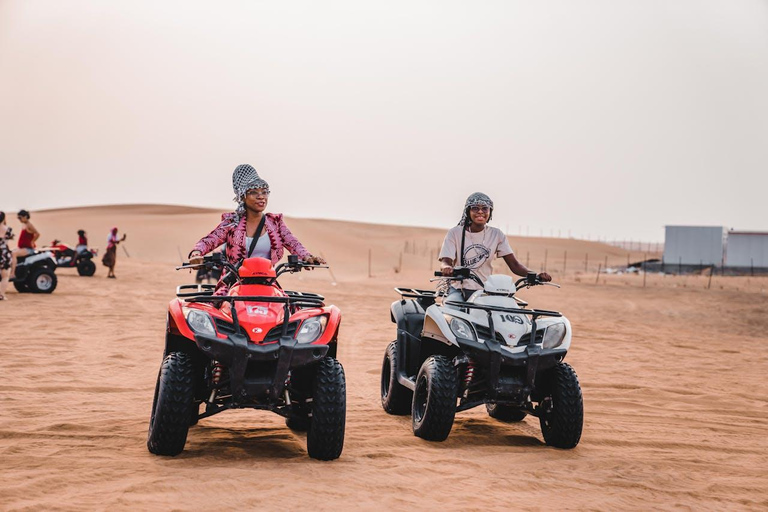 Doha Safari :ATV Quadbike, Sandboarding, Camel & Inland Sea. Shared Tour With Dune Bashing Sandboarding Inland sea