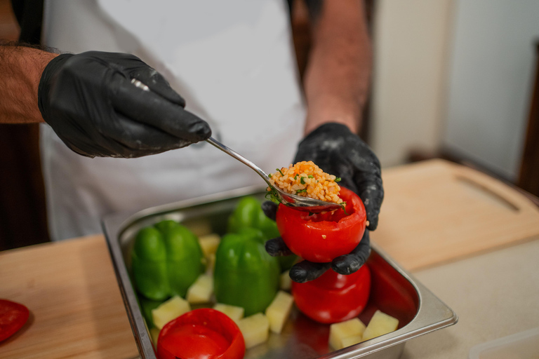 Cooking Class & Dinner at a Roof Garden in Athens