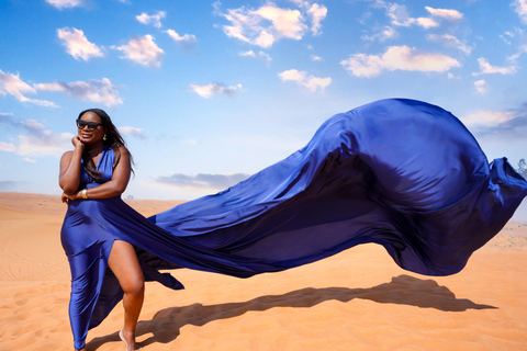 Dubai: Sessão de fotos com vestido voador no deserto