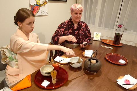 Sapporo: Matcha Tea Ceremony, Kimono, and Cooking Class