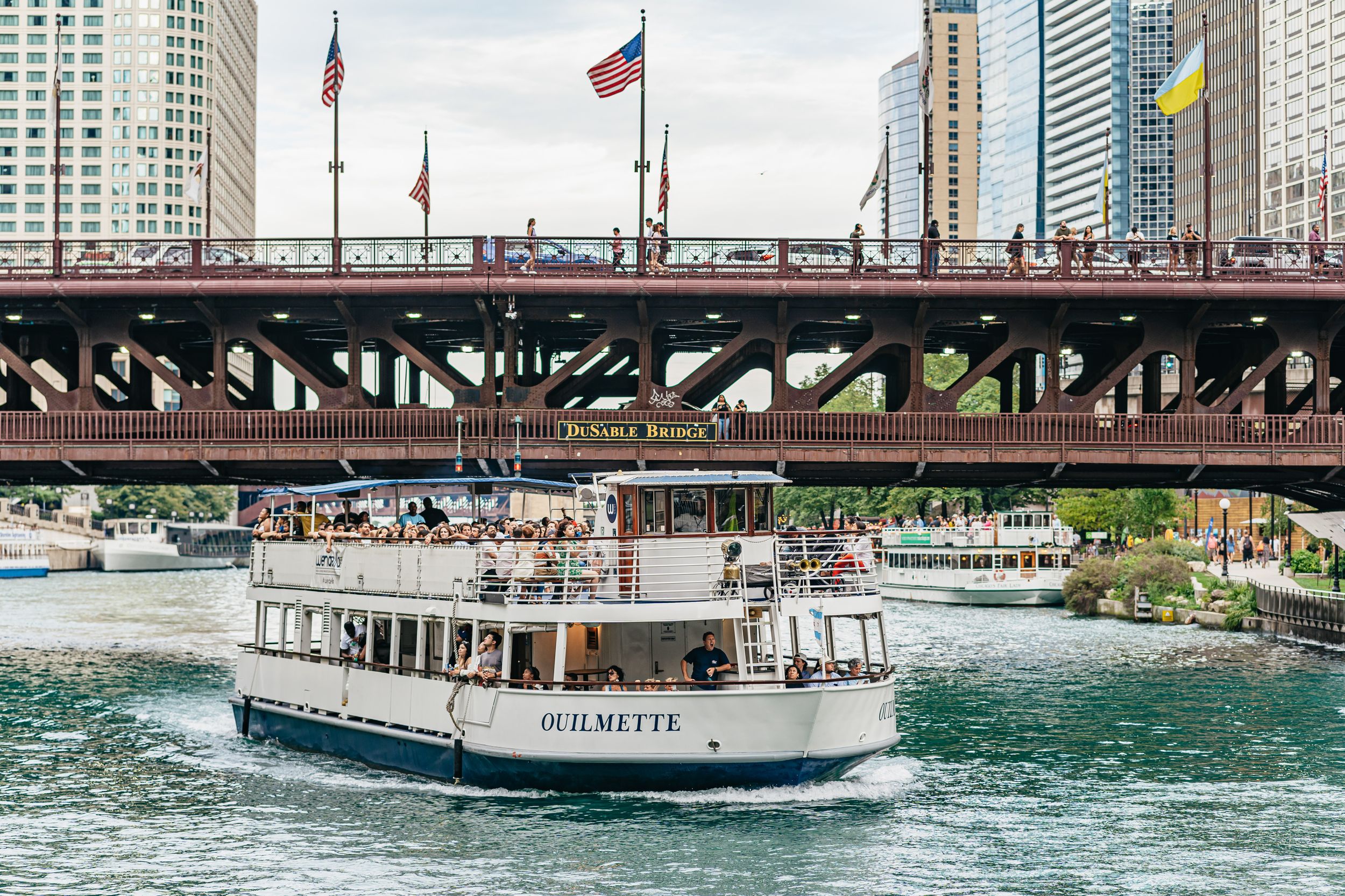 Chicago River: 1,5-stündige geführte Architekturrundfahrt