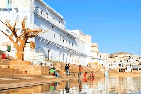 Från Jaipur : Ajmer Pushkar privat tur med taxi med guideFrån Jaipur: Ajmer Pushkar privat rundtur med taxi och guide