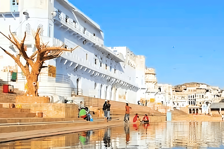 Från Jaipur : Ajmer Pushkar privat tur med taxi med guideFrån Jaipur: Ajmer Pushkar privat rundtur med taxi och guide