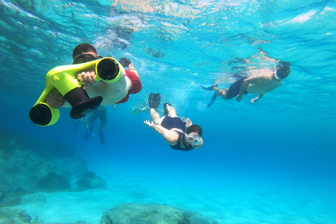 Paphos: Observação de tartarugas com snorkel Passeio de scooter marítimo