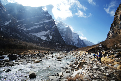 Pokhara: Caminhada guiada de 7 dias pelo acampamento base do AnnapurnaPokhara: pacote completo de caminhada épica de 7 dias no Annapurna Base Camp